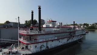 Cincinnati Riverboat on the Ohio River [upl. by Hardner40]