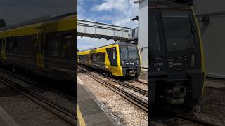 777021 departs Birkenhead north with a tone [upl. by Aninat]