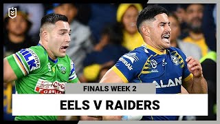 NRL Parramatta Eels v Canberra Raiders  Finals Week 2 2022  Full Match Replay [upl. by Heriberto]