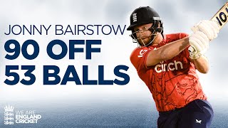 💥 Smashed Out The Ground  Jonny Bairstow Hits 90 off 53 Balls  England v South Africa 2022 [upl. by Parik]