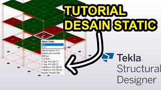 Tutorial Tekla Structural Designer 2023  Desain Static [upl. by Bove]