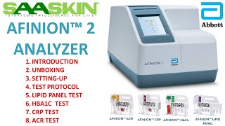 Afinion™ 2 Analyzer  A Complete Guide  Lipid Panel  HbA1c  CRP  ARC  Abbott Point of Care [upl. by Cenac700]