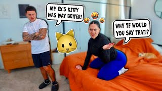 Telling My Fiance quotMy Exs Kitty Is Betterquot To See Her Reaction [upl. by Sawyor]