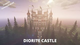 Building a Diorite Castle in Minecraft [upl. by Zetram]