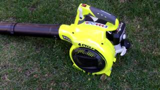 Ryobi 4 Cycle Leaf Blower  No Mixed Gas Required [upl. by Rasmussen]