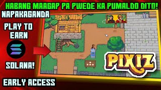 Pixiz Play To Earn in Solana Mini game and Exploration  ANG GANDA  Mint NFTs Now Early access [upl. by Fernanda894]