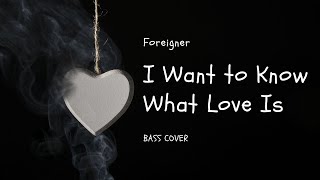 I Want To Know What Love Is Foreigner Bass Cover [upl. by Esnahc]