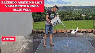 MPERMEABILIZANTE PARA LAJE PAREDE CISTERNA CAIXA D AGUA PISCINA  COMO IMPERMEABILIZAR LAJE [upl. by Alenson364]