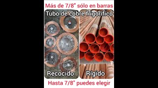 👉ShortClimatización❄🔎Tipos y tamaños de tuberías de cobre para refrigeración y climatización 🧑‍🔧 [upl. by Aihsenad]