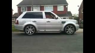 Range rover sport lowered using quality links from wwwairrideloweringcom [upl. by Eiwoh934]