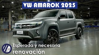 Nueva Volkswagen Amarok 2025  ¿Qué cambió  Equipamiento motores y características [upl. by Llebyram6]