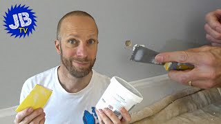 How to Fix and Repair Dents and Holes in a Dry Lined Wall [upl. by Eceryt]