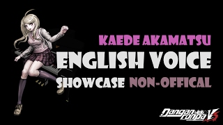 DRV3 Kaede Akamatsu English Voice Showcase NOT OFFICIAL [upl. by Soirtimid843]