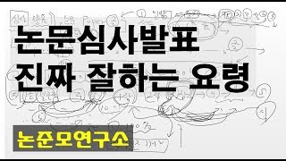 논문심사발표 진짜 잘하는 요령 [upl. by Christy]