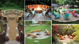 28 Round Firepit Area Ideas to enjoy Summer Nights Outside DIY GARDENS [upl. by Gianni]