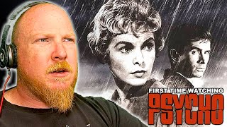 PSYCHO 1960  FIRST TIME WATCHING  Movie Reaction  alfredhitchcock 60smovies horrormovies [upl. by Ellenoj683]