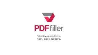 Fill Documents From Any Device Anywhere With PDFfiller [upl. by Hance153]