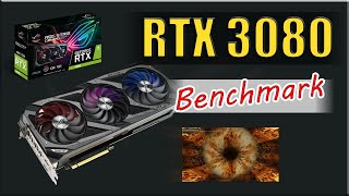 ROG STRIX GAMING RTX 3080 OC Temperature amp FPS Test [upl. by Dotti]