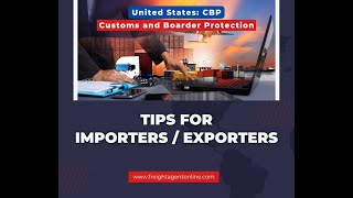 Important Tips for Importers amp Exporters [upl. by Anawahs]