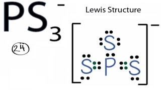 PS3 Lewis Structure How to Draw the Lewis Structure for PS3 1 [upl. by Naget981]