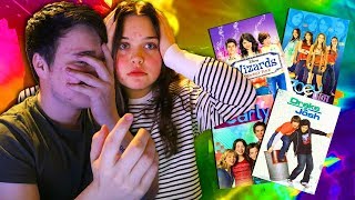 GUESS THE TV SHOW THEME SONG FUNNY REACTION WITH MY SISTER HILARIOUS TV SHOW THEME SONGS 2000S [upl. by Einnaej]