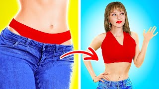 AMAZING CLOTHES HACKS  Creative and Easy Ideas to Upgrade Your Wardrobe by 123 GO Genius [upl. by Einnol]