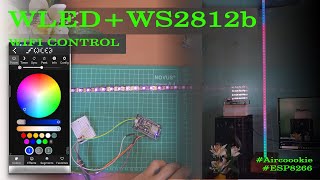 Mengontrol LED Strip WS 2812b dengan WLED App diy [upl. by Elana]