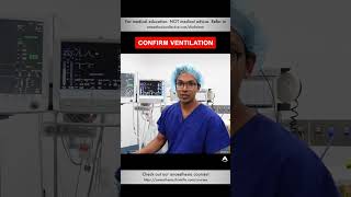 Confirm Ventilation  anesthesiology anesthesia ventilator oxygenation [upl. by Maureene]