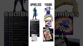 APHELIOS GAMEPLAY vs YUUMI GAMEPLAY 😂 LEAGUE OF LEGENDS shorts [upl. by Quartis]