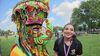 chinelo de las mascaras santa cruz  914 kosciuszko park fiesta de independencia de 🇨🇴 🇨🇴 [upl. by Helse]