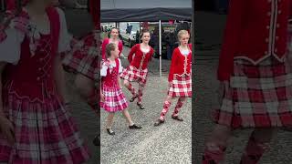 Scottish Highland dance display in Huntly Market Square during 2023 Spring Fair shorts [upl. by Leif]