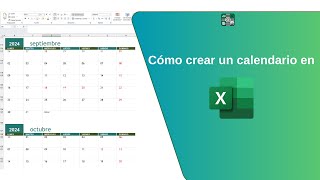 Cómo crear un calendario en Excel [upl. by Thorrlow]