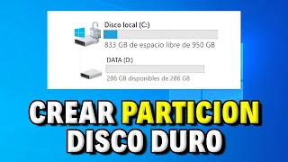 Cómo particionar un disco duro en Windows 10 paso a paso [upl. by Enneirdna]