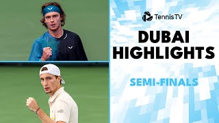 Rublev vs Bublik Drama Medvedev Faces Humbert  Dubai 2024 SemiFinal Highlights [upl. by Juieta55]