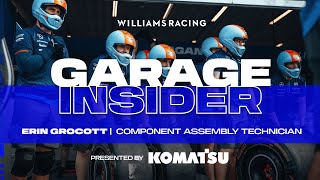 GARAGE INSIDER  Behind The Scenes  Erin Grocott  Presented by Komatsu [upl. by Zsa Zsa]