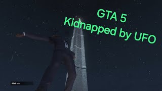 Zombified G GTA Online MONKEYMAN gets kidnapped by a UFO [upl. by Naellij]