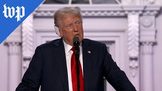 Trump’s RNC acceptance speech in under 45 minutes [upl. by Lindsay]