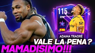 VALE LA PENA ADAMA TRAORÉ 110  CHETADO o DECEPCION EL EXTREMO MAS FUERTE  FIFA 22 MOBILE [upl. by Bartram]