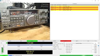 Kenwood TS440 interface to PC using DX Commander amp WSJTX [upl. by Enivid713]