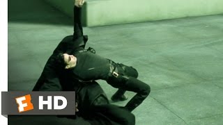 Rooftop Showdown  The Matrix 79 Movie CLIP 1999 HD [upl. by Mehitable462]