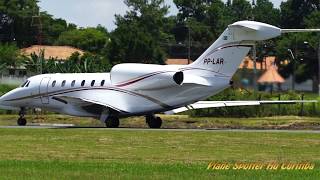 Cessna Citation 750 X PPLAR Aeroporto Bacacheri sbbi [upl. by Blood482]