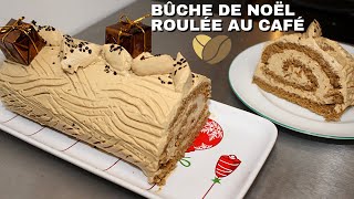 Bûche de Noël roulée au café [upl. by Peirce]