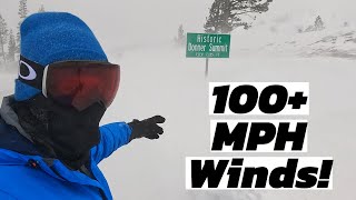 Terrifying California Blizzard Hundreds Stranded on Donner Pass [upl. by Ettelliw]