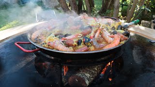 La Paella au brasero de Chefounet [upl. by Cristionna]