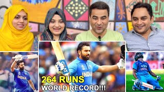 ROHIT SHARMA Hits 264 Runs Reaction  World Record Inning Highlights  India Vs Sri Lanka 2014 Match [upl. by Yahc]