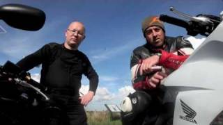 2010 Honda CBF1000 v Suzuki GSX1250F test [upl. by Noiemad]