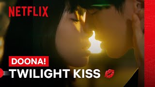 Bae Suzy and Yang Sejong’s Twilight Kiss  Doona  Netflix Philippines [upl. by Remoh]