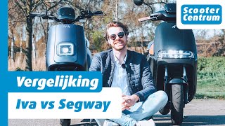 VERGELIJKINGSTEST 🚦  IVA S5 VS SEGWAY E125S  ACCELERATIE amp REM TEST  ELEKTRISCHE SCOOTER TEST [upl. by Nnylamme]