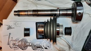 AI Hembrug DR1S lathe repair Part 2 Spindle disassembly Missing voiceover [upl. by Enidanreb]