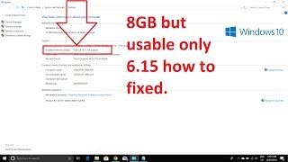 How To Fix The 8GB 6GB Usable Problem [upl. by Fillender]